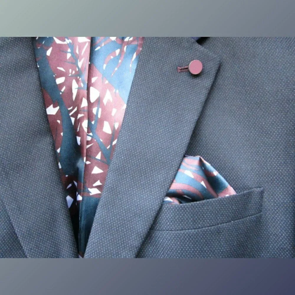TED BAKER Suit Jacket Single Breasted Formal Core Blazer Sport Coat XL 36/42 NWT